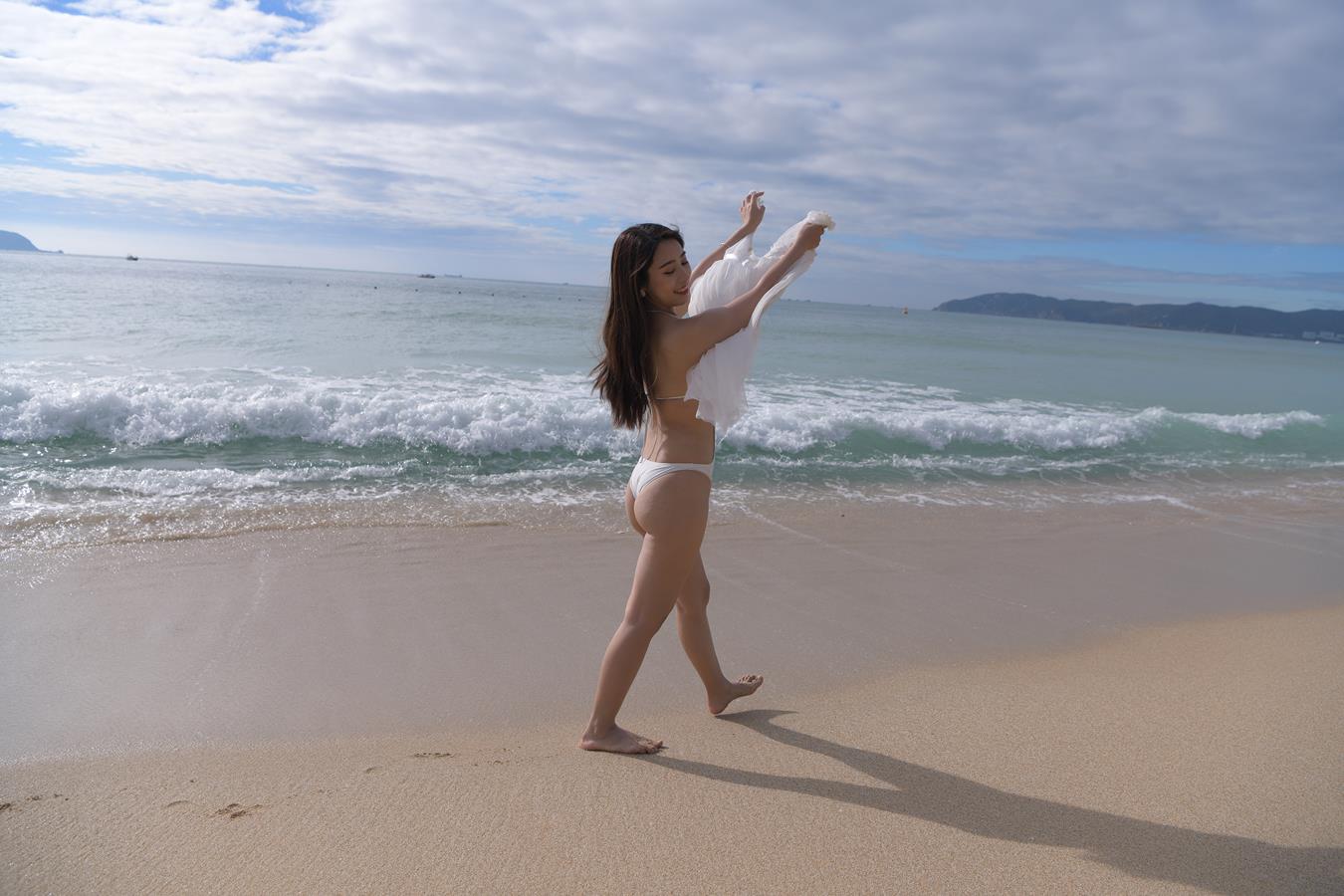 图片[3]-精选唯美街拍 NO.1199 白色彼基尼女孩 (6) [84P]-草丛看图