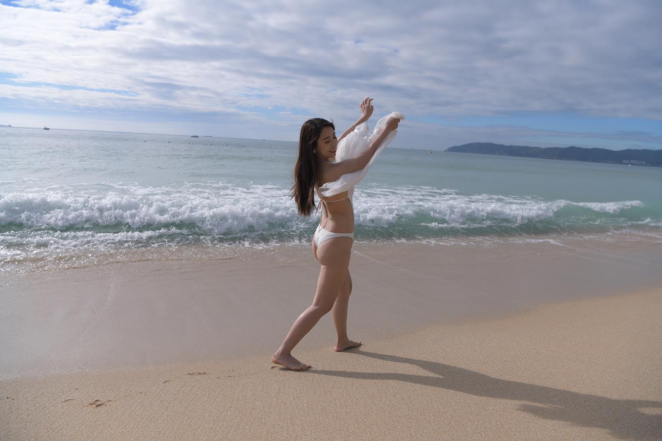 图片[4]-精选唯美街拍 NO.1199 白色彼基尼女孩 (6) [84P]-草丛看图