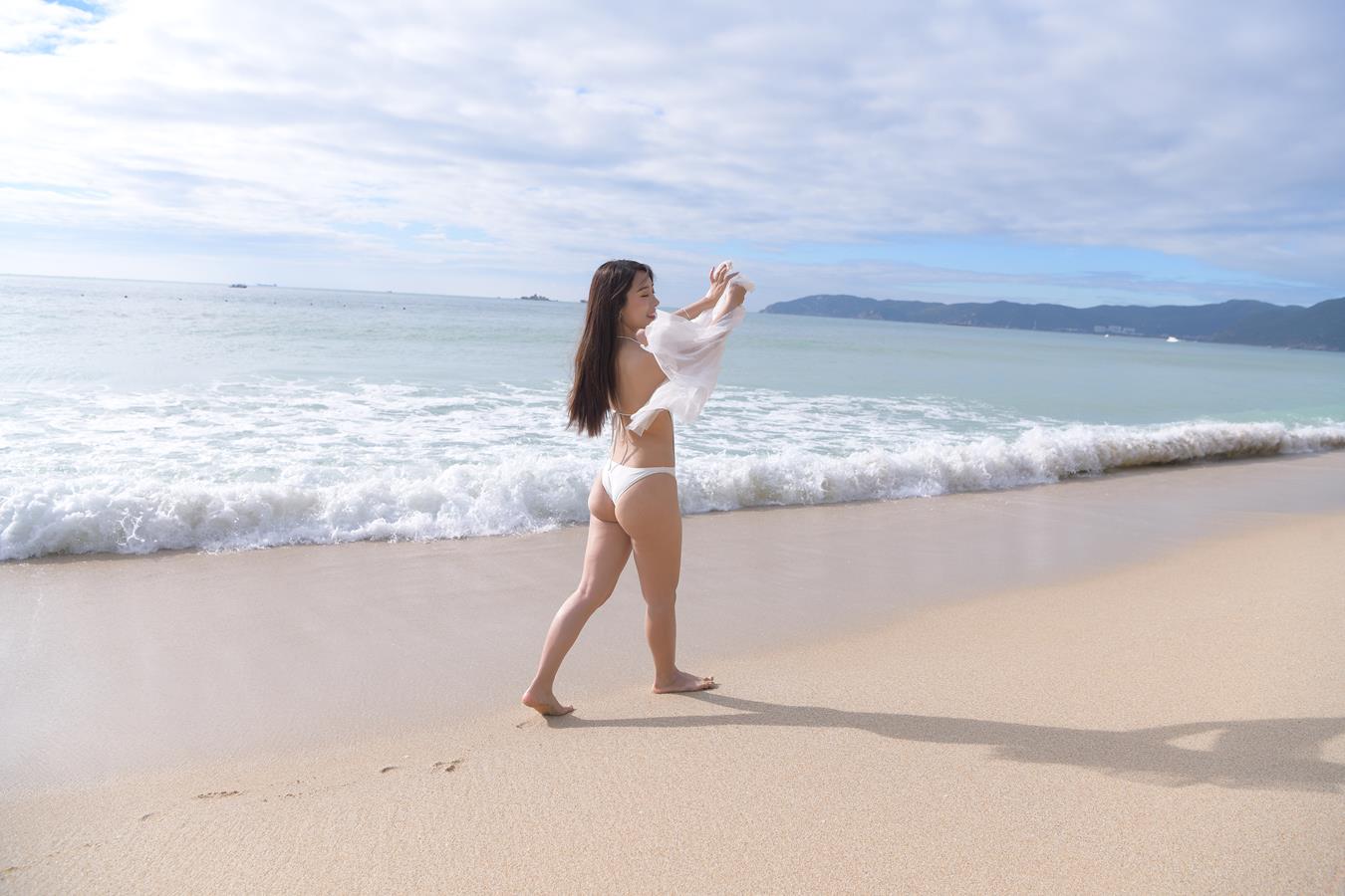 图片[8]-精选唯美街拍 NO.1199 白色彼基尼女孩 (6) [84P]-草丛看图