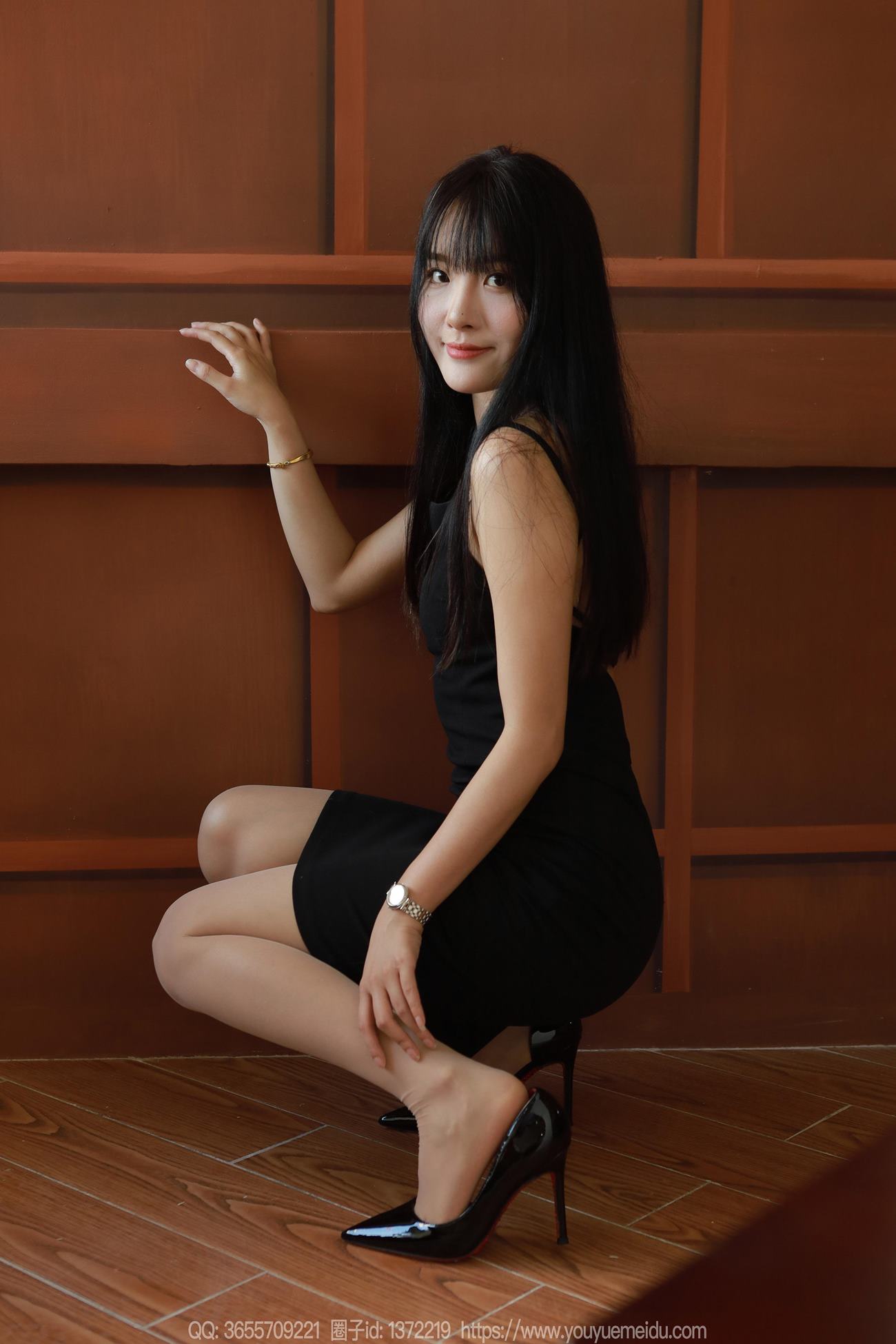 图片[6]-精选[IESS异思趣向] 2024.09.22 丝享家1852：婉萍《黑色礼裙（上）》[90P]-草丛看图