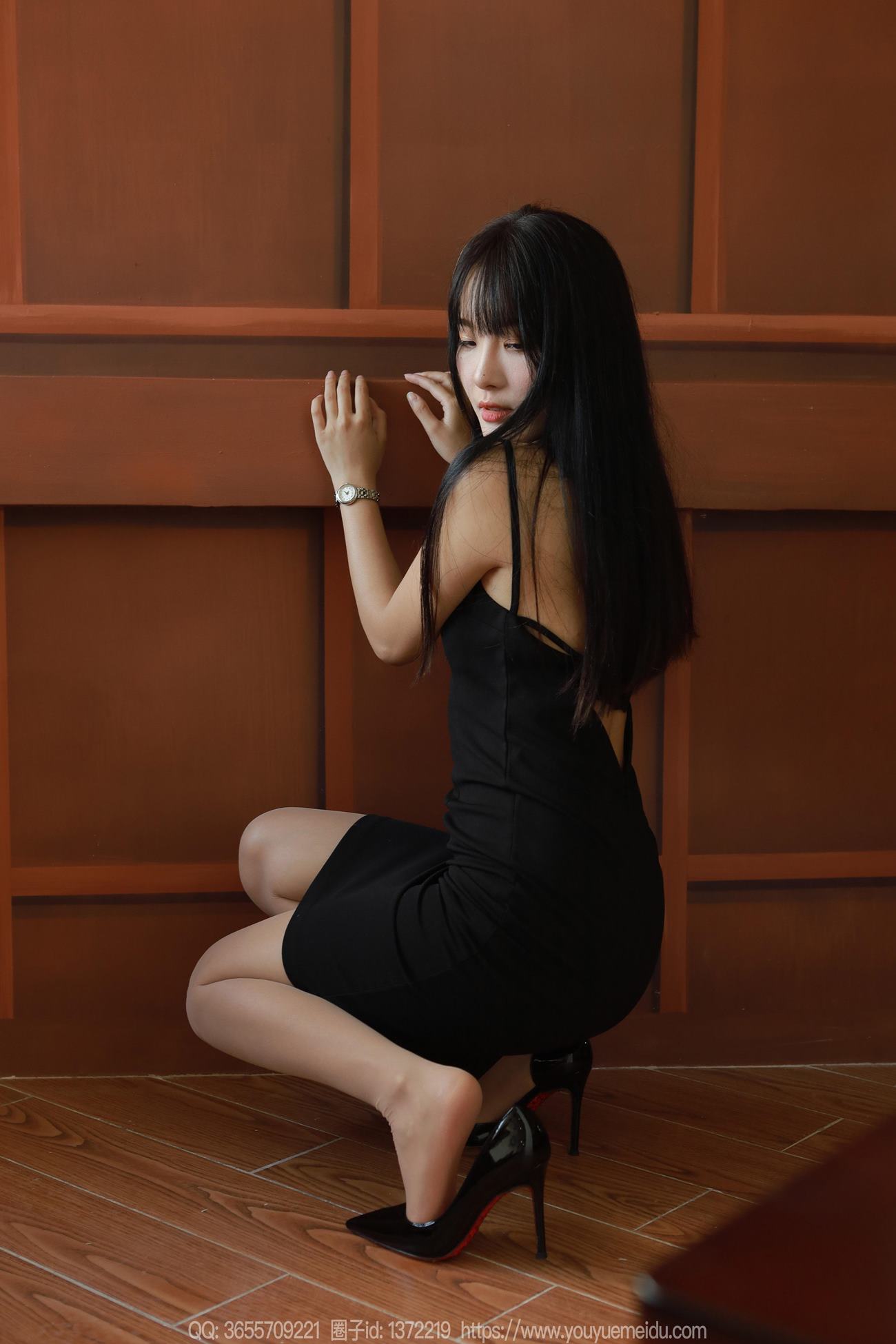 图片[7]-精选[IESS异思趣向] 2024.09.22 丝享家1852：婉萍《黑色礼裙（上）》[90P]-草丛看图