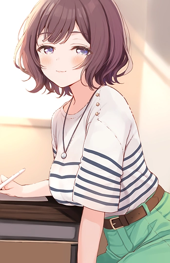 あさり先生-草丛看图