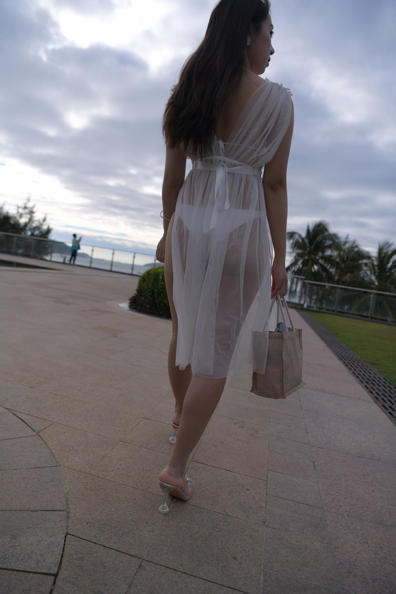 图片[6]-精选唯美街拍 NO.1199 白色彼基尼女孩 (2) [84P]-草丛看图