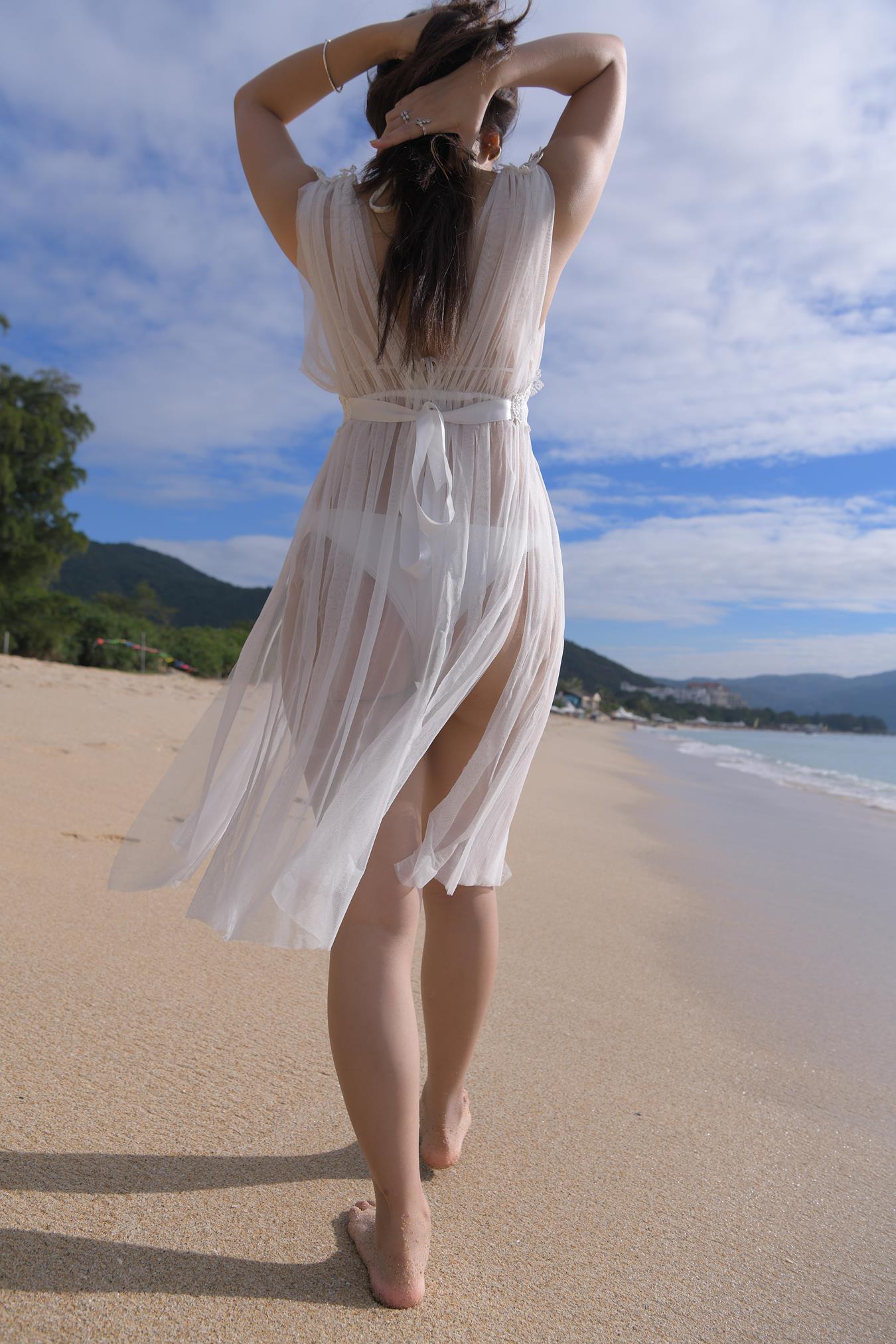 图片[3]-精选唯美街拍 NO.1199 白色彼基尼女孩 (4) [84P]-草丛看图