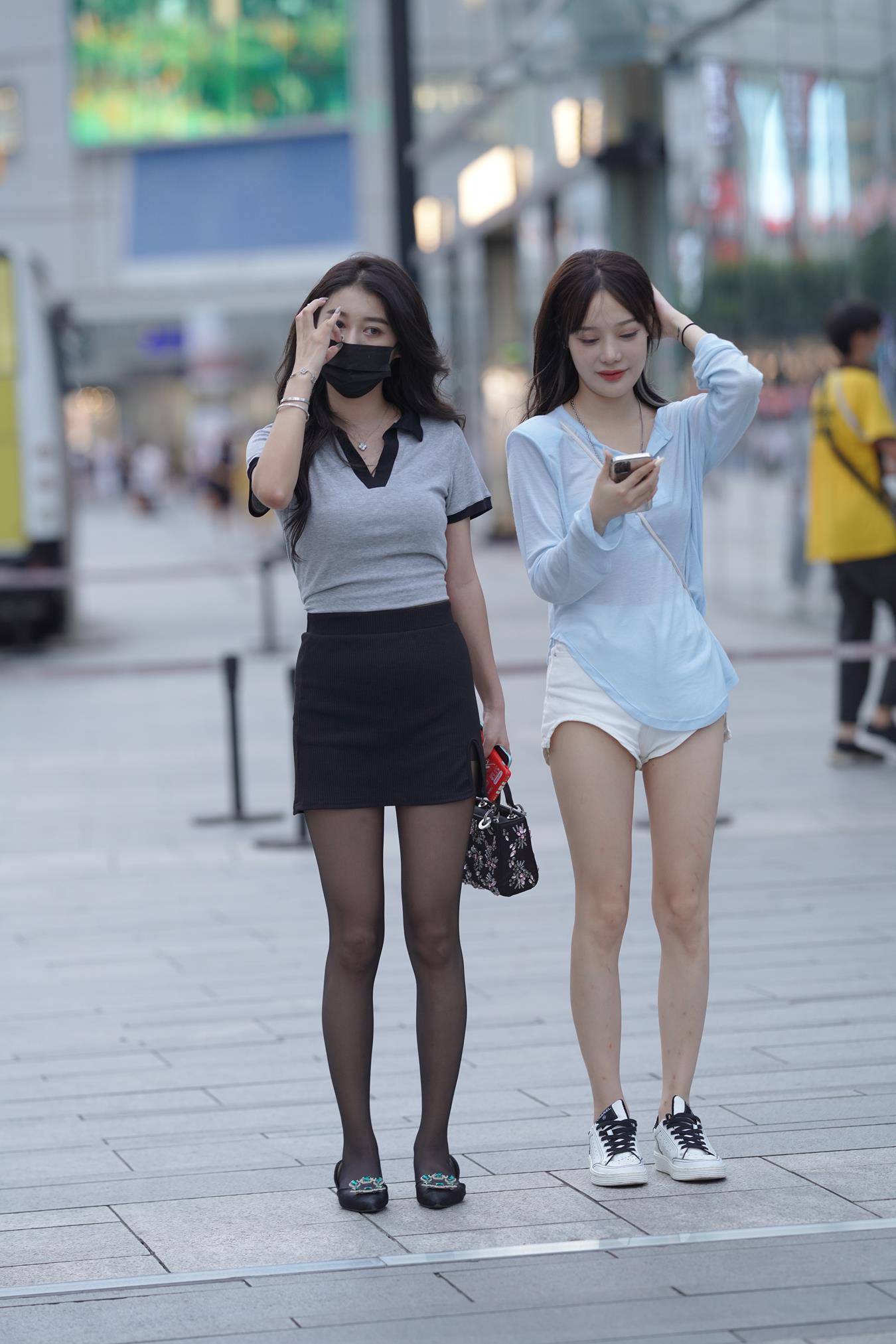 图片[4]-精选唯美街拍 NO.1173 漂亮的黑丝美女 [90P]-草丛看图