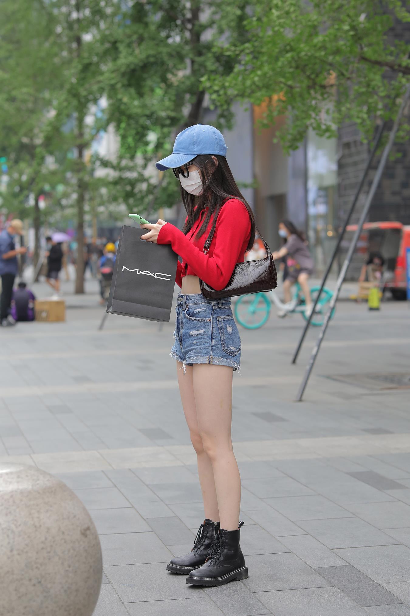 图片[4]-精选唯美街拍 NO.1154 热裤女孩[36P]-草丛看图