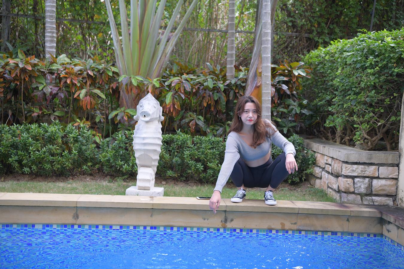 图片[6]-精选唯美街拍 NO.1150 黑色仅身瑜伽裤美女 (7) [74P]-草丛看图