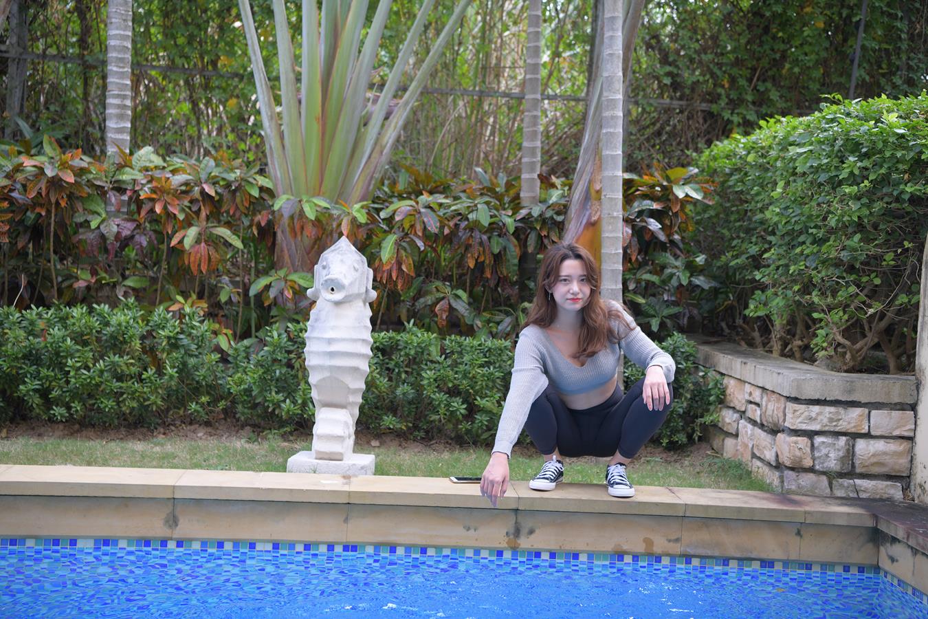 图片[7]-精选唯美街拍 NO.1150 黑色仅身瑜伽裤美女 (7) [74P]-草丛看图