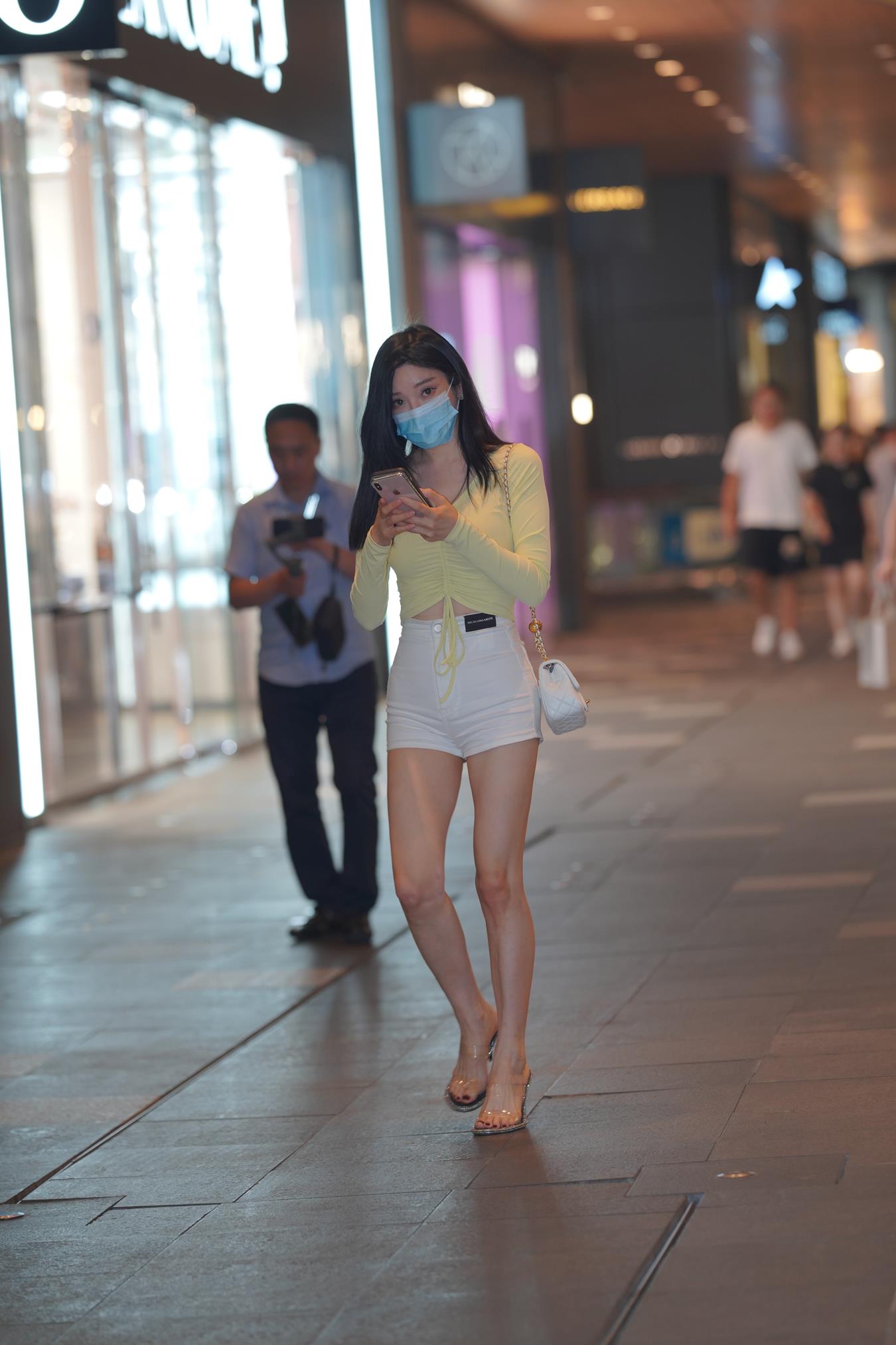 图片[7]-精选唯美街拍 NO.1161 白色热裤大长腿美女 [133P]-草丛看图