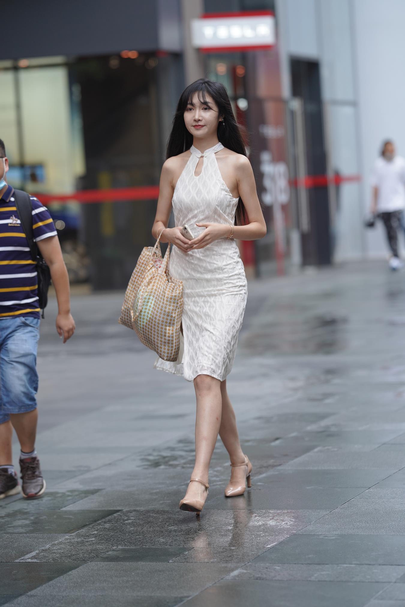 图片[7]-精选唯美街拍 NO.1138 白色长裙美女 [114P]-草丛看图