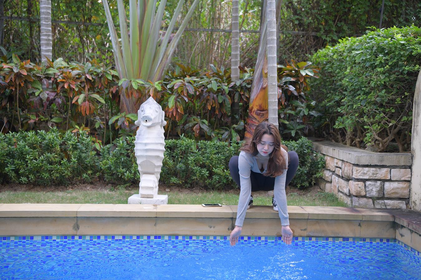 图片[2]-精选唯美街拍 NO.1150 黑色仅身瑜伽裤美女 (6) [84P]-草丛看图