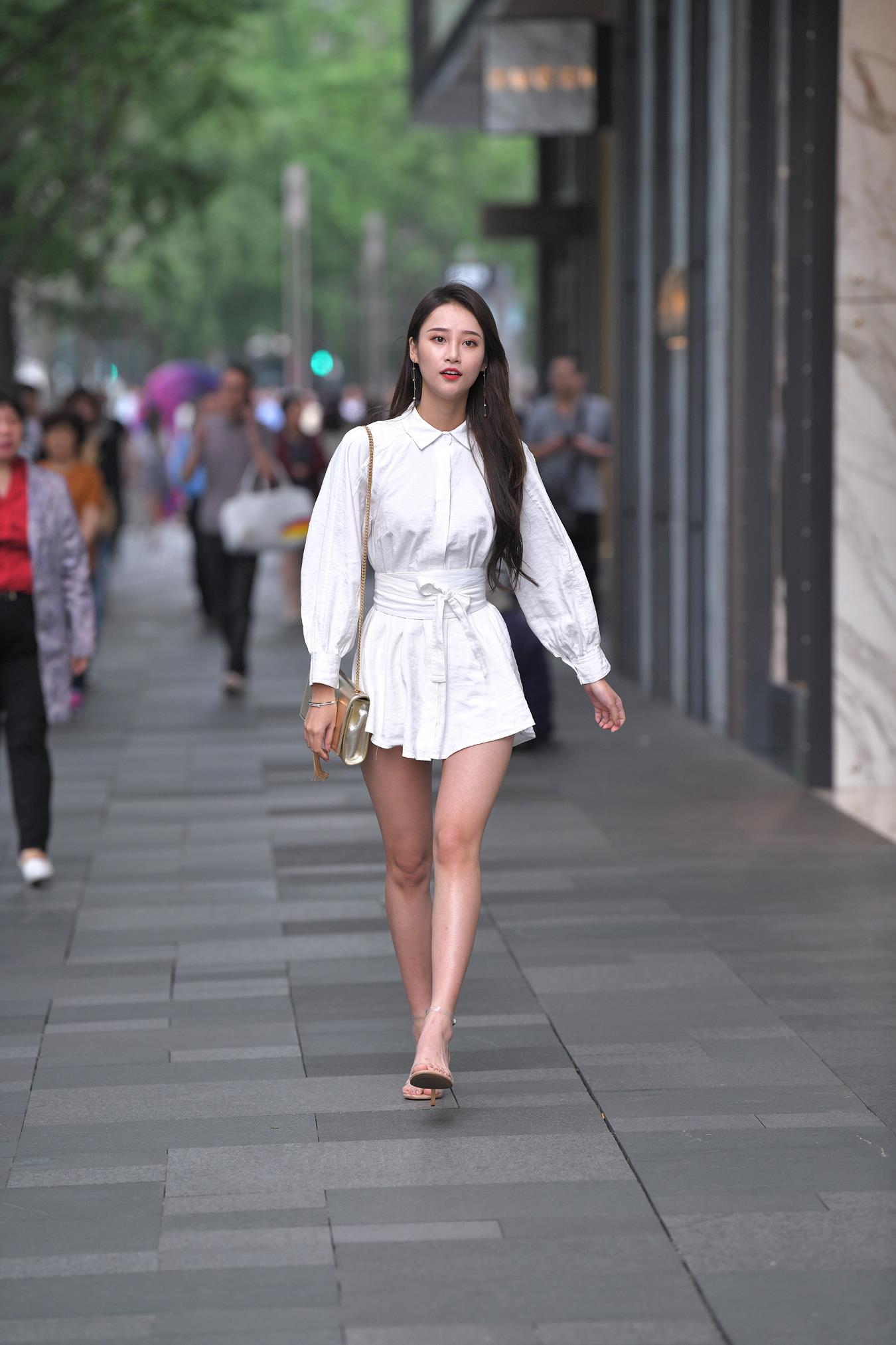 图片[6]-精选唯美街拍 NO.1149 – 衬衫高跟鞋大长腿 [60P]-草丛看图