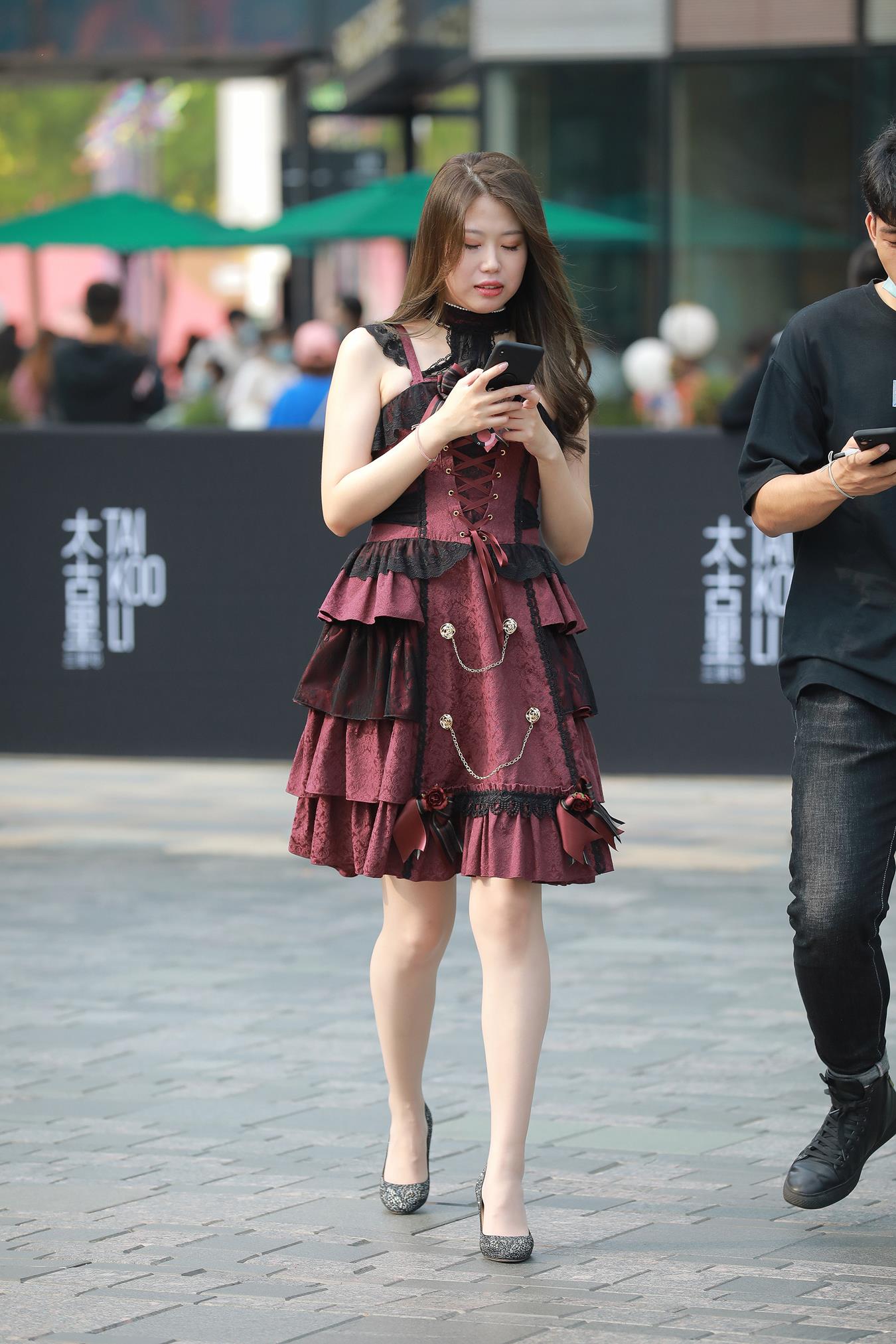 图片[7]-精选唯美街拍 NO.1156 肉丝高跟女友1 [128P]-草丛看图