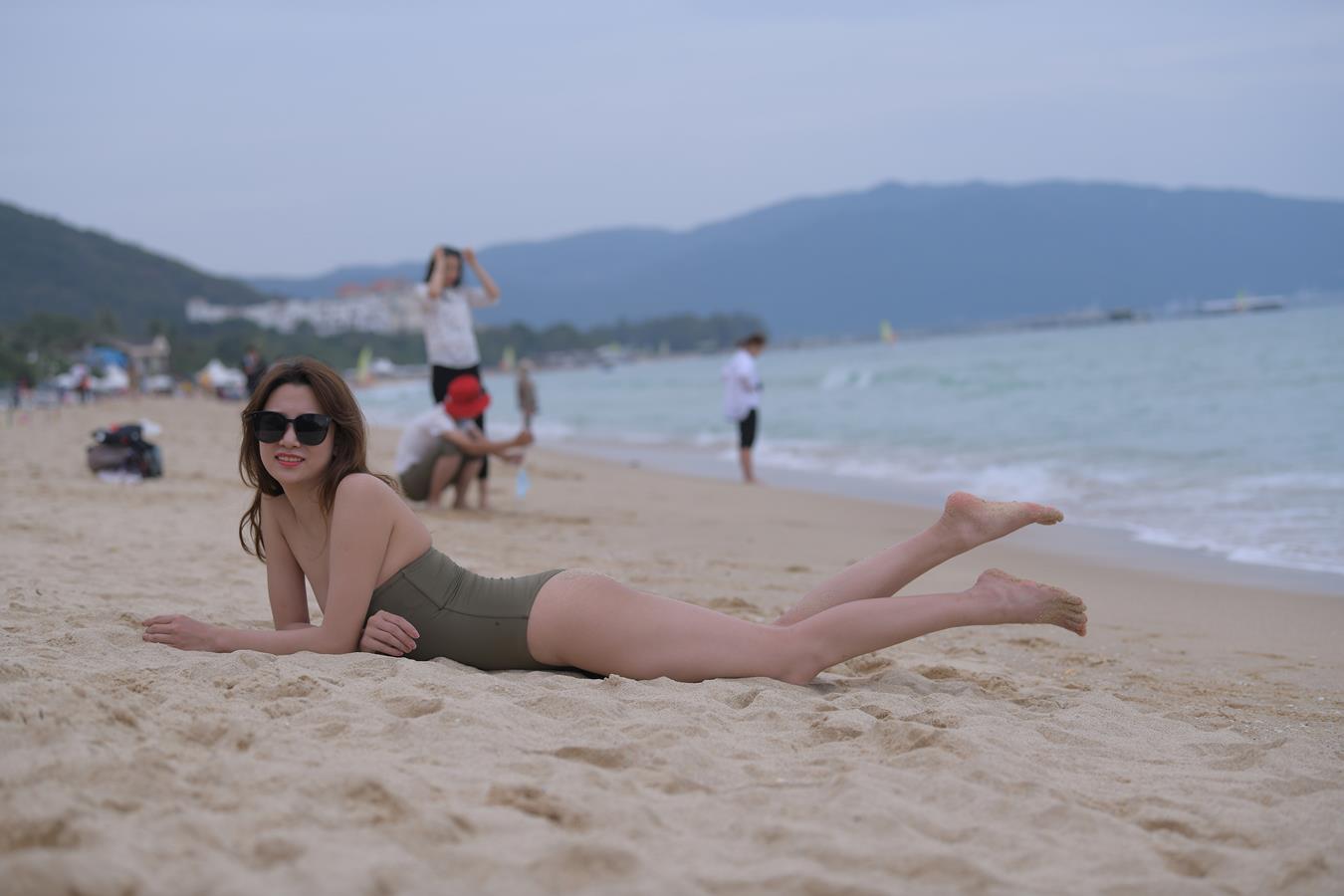 图片[4]-精选唯美街拍 NO.1129 绿色泳装美女 (4) [84P]-草丛看图