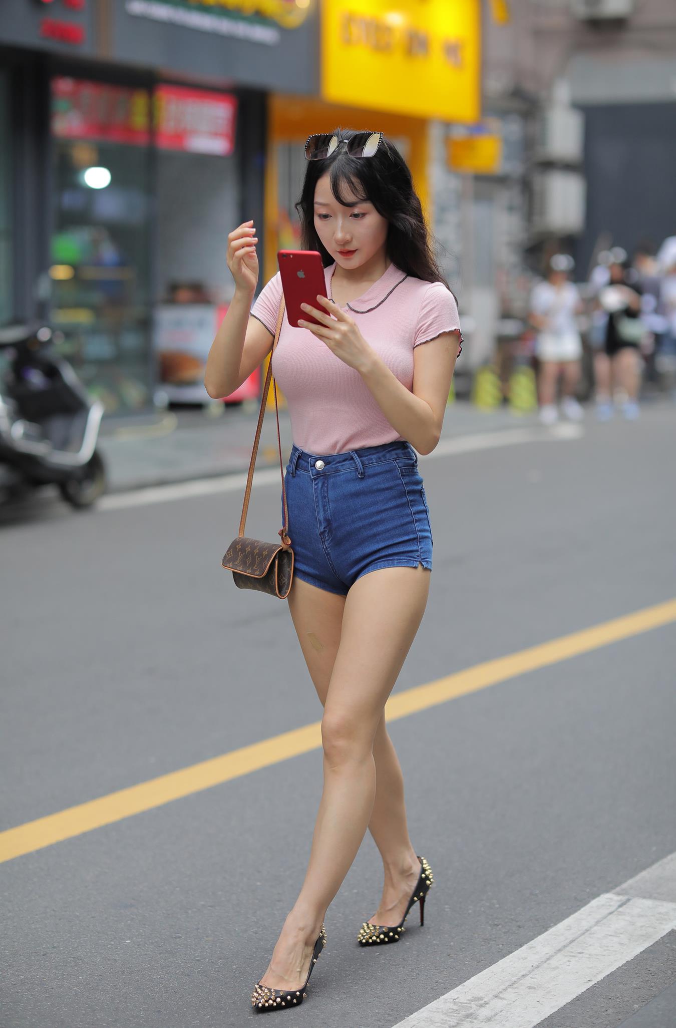 图片[2]-精选唯美街拍 NO.1134 热裤美女  (3) [84P]-草丛看图