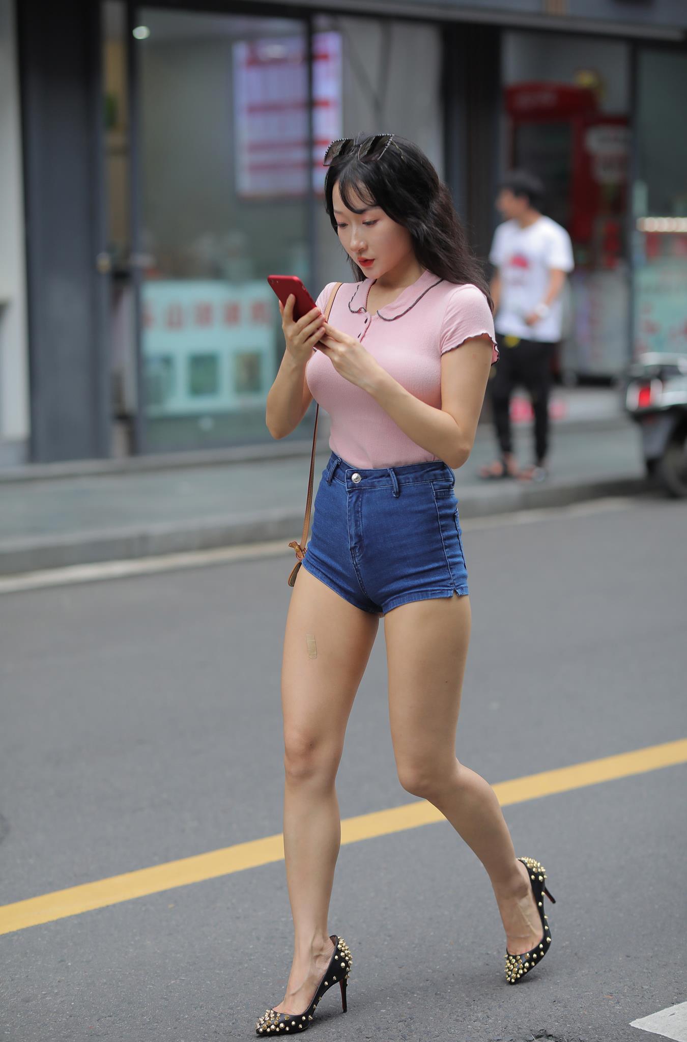 图片[6]-精选唯美街拍 NO.1134 热裤美女  (3) [84P]-草丛看图