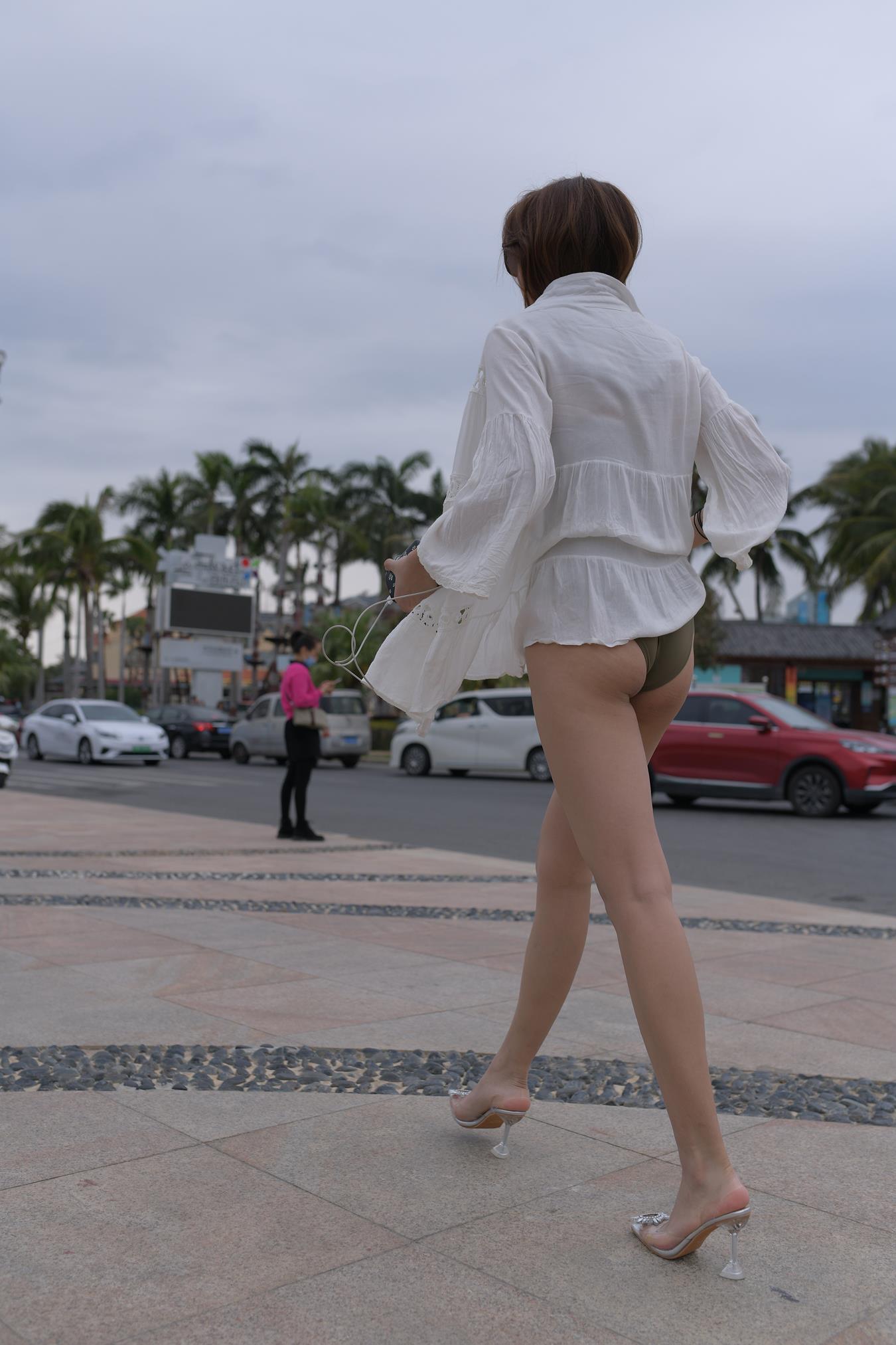 图片[4]-精选唯美街拍 NO.1129 绿色泳装美女 (8) [66P]-草丛看图