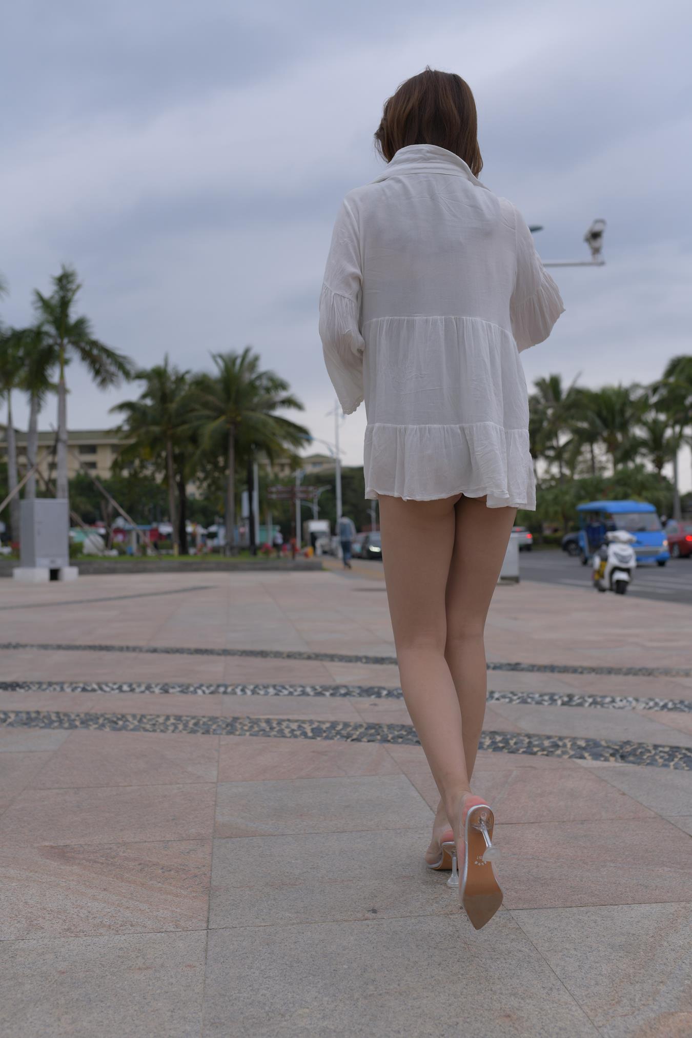 图片[5]-精选唯美街拍 NO.1129 绿色泳装美女 (8) [66P]-草丛看图