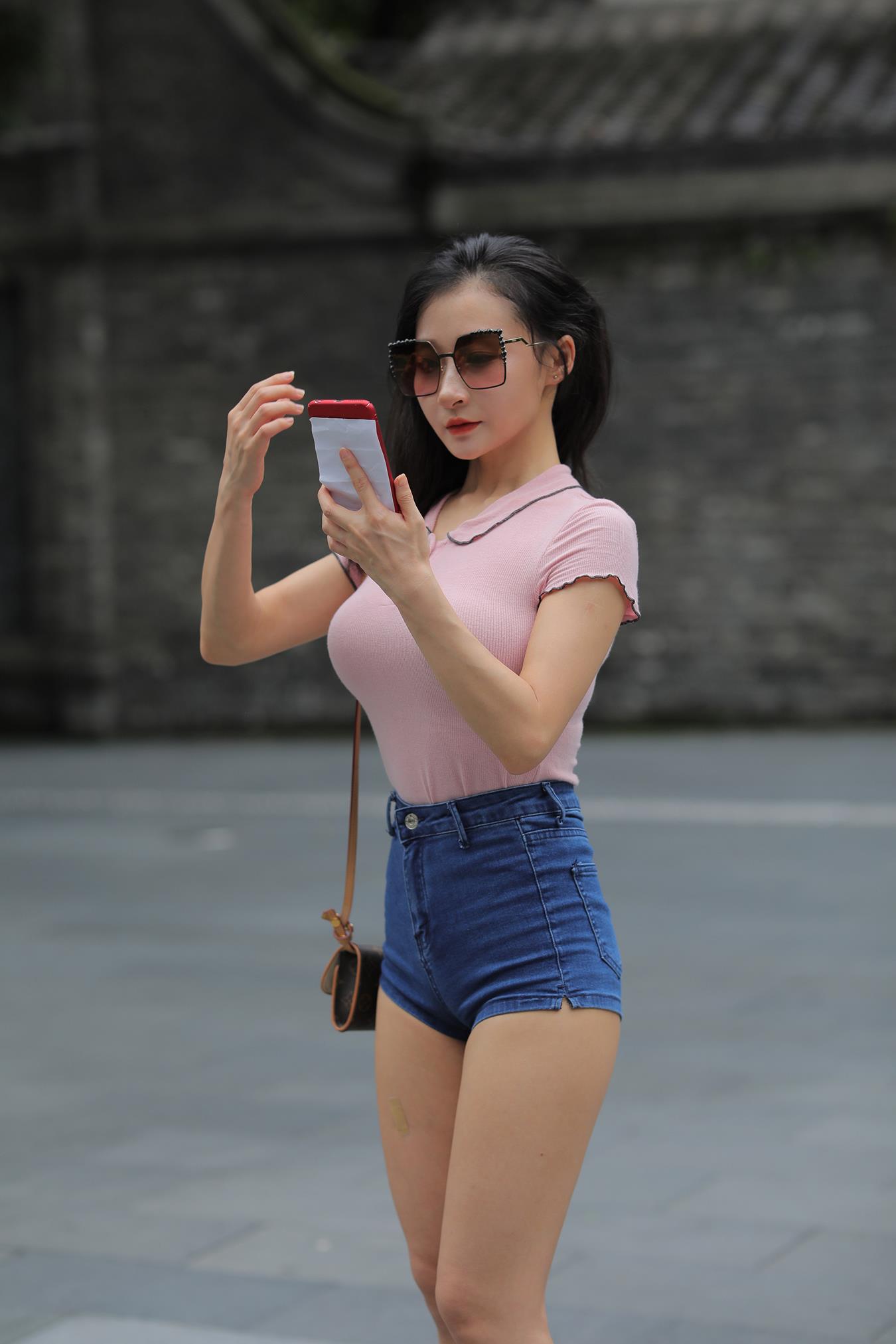 图片[4]-精选唯美街拍 NO.1134 热裤美女  (4) [89P]-草丛看图