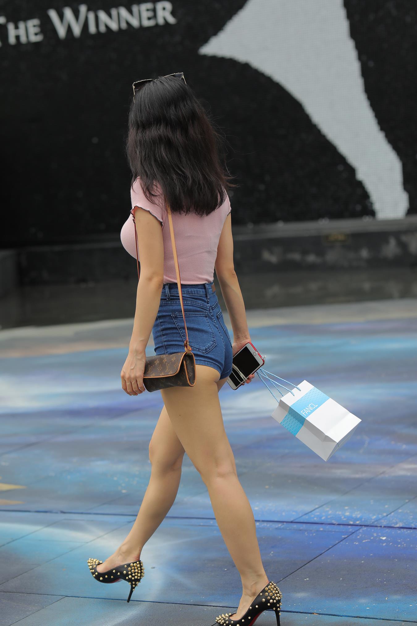 图片[4]-精选唯美街拍 NO.1134 热裤美女  (2) [84P]-草丛看图