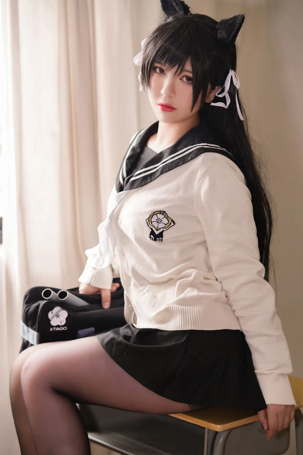 图片[2]-精选半半子 – 爱宕 学园幻想曲[25P]-草丛看图