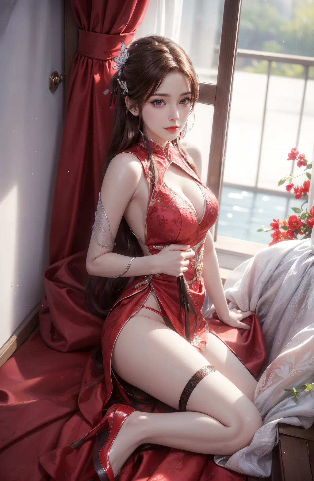 图片[8]-AI绘画 1076 完美世界-火灵儿[21P]-草丛看图