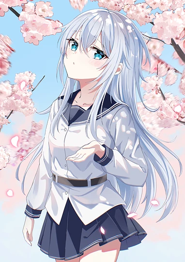 桜とヴェールヌイ-草丛看图