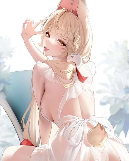 ふりむきアリス♡-草丛看图