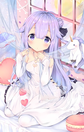 ユニコーンちゃん-草丛看图