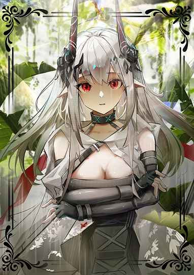 萨卡兹大姑娘-草丛看图