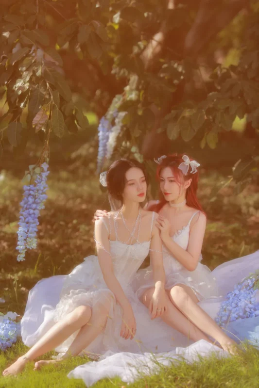 精选[YITUYU艺图语]2023.02.18 天使梦境 橘柑&小家[34+1P]-草丛看图