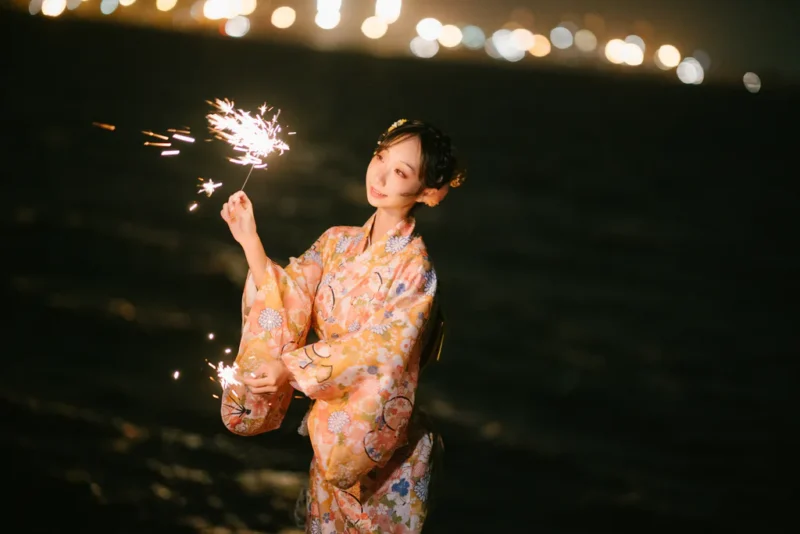 精选[YITUYU艺图语]2023.02.15 浴衣烟花 二宫琳子-Rinko[28+1P]-草丛看图