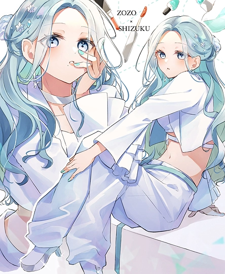 プロセカZOZOコラボの美化委員さん-草丛看图