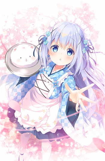 メイド服チノ-草丛看图
