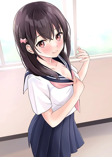 「まだ暑いね。汗、気になっちゃうんだよね…」-草丛看图