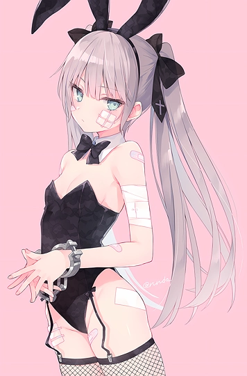 バニーハツネちゃん-草丛看图