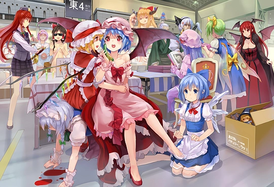 某東方イベントにて-草丛看图