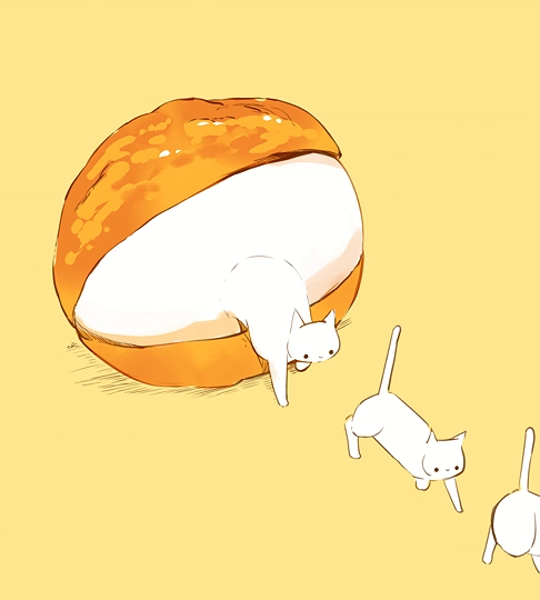 ねこトッツォ-草丛看图