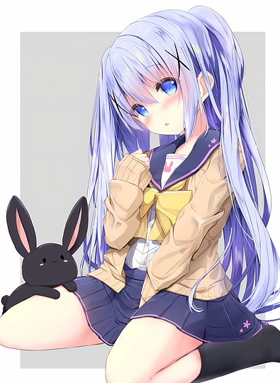 ツーサイドアップチノちゃん。-草丛看图