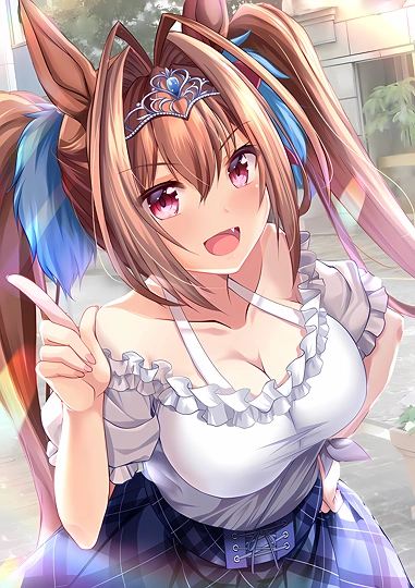 私服ダイワスカーレット-草丛看图