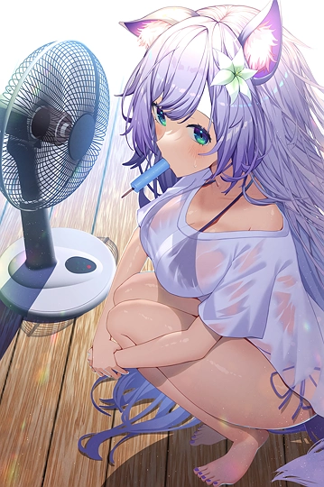 あついね……-草丛看图