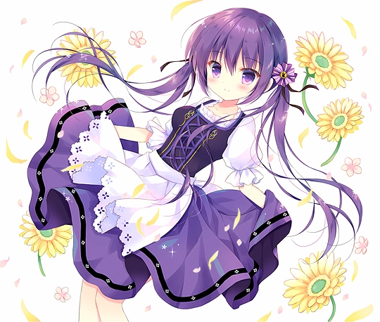 花とリゼちゃん-草丛看图