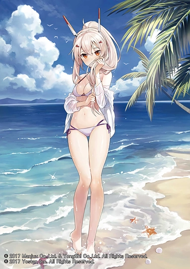 アズールレーン サマーフェア2023 綾波ちゃん-草丛看图