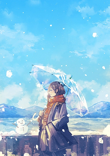 結びの白雪-草丛看图
