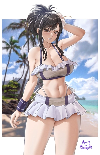 ティファ Bikini-草丛看图
