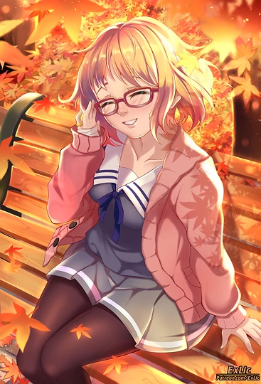 Kuriyama Mirai-草丛看图