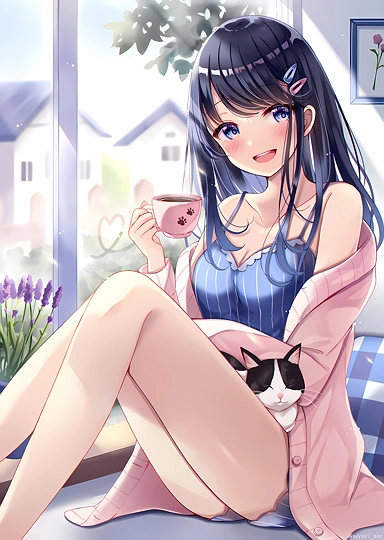 「あ、おはよ♡」-草丛看图