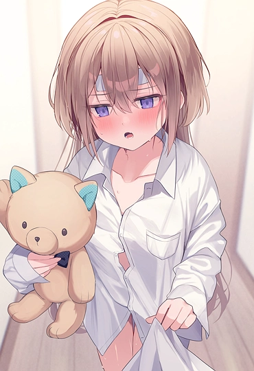 「学校…行っちゃうの？」-草丛看图