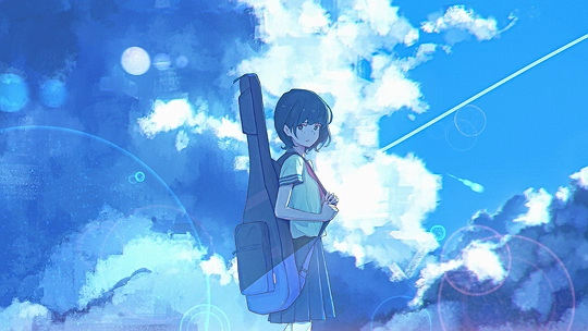 夏端月の青さだけ-草丛看图