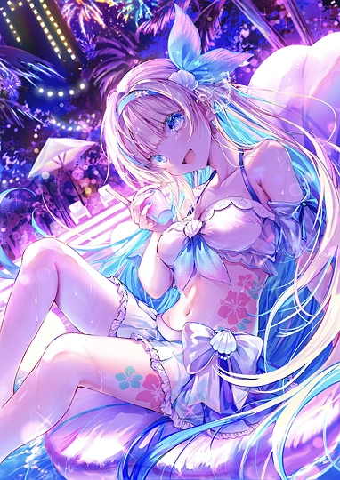 Night mermaid-草丛看图